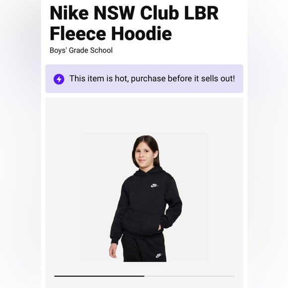 Nike NSW Club Fleece Hoodie - Picture 1 of 2